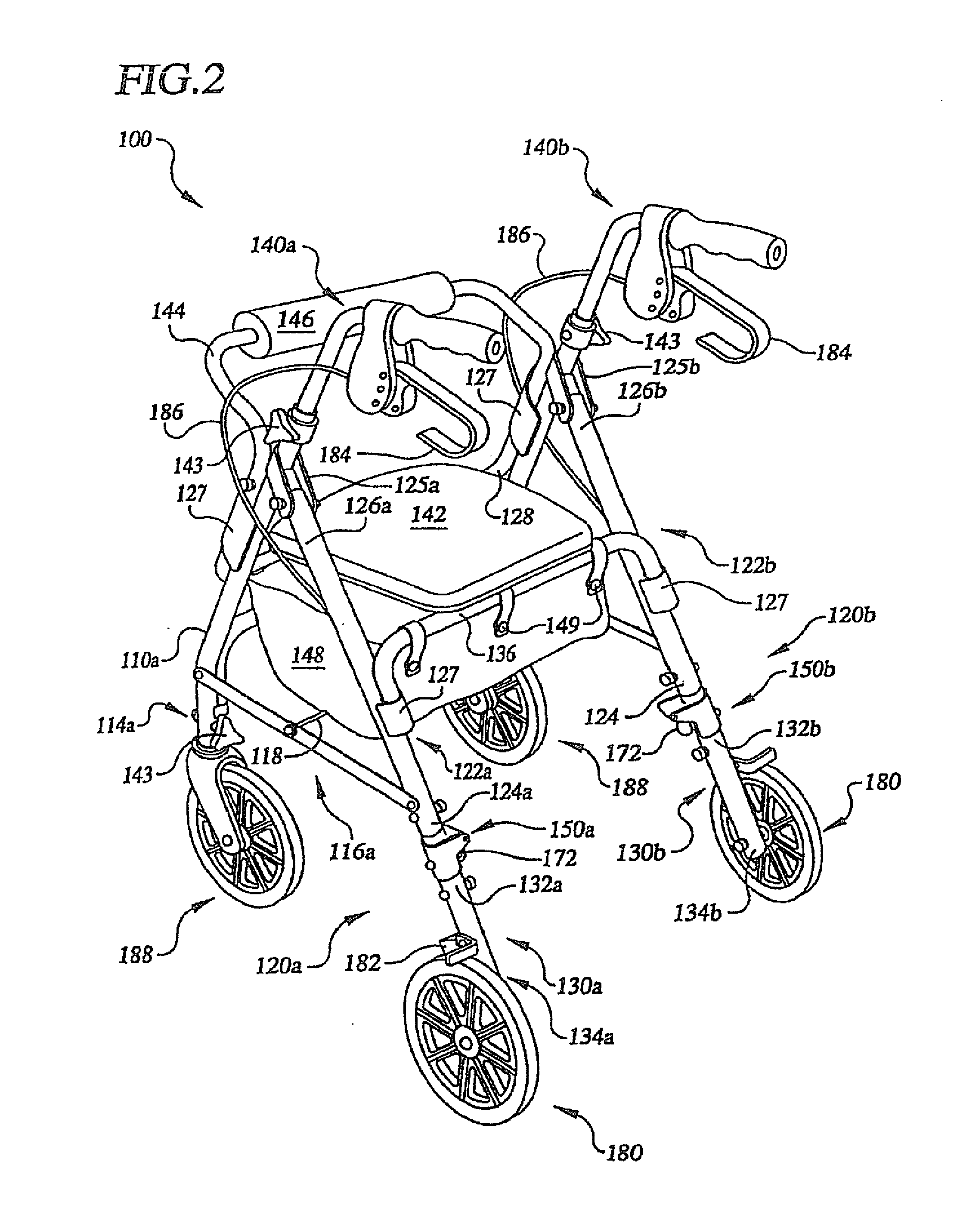 Mobile support assembly