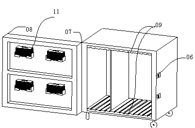 Multifunctional storage box and storage method