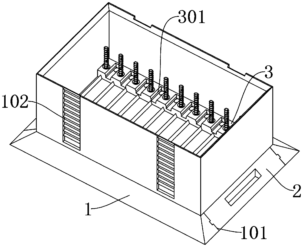 Pressing auxiliary punching device based on automobile carbon fiber part machining