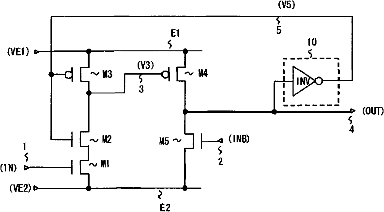 Level shift circuit, and driver and display device using the same