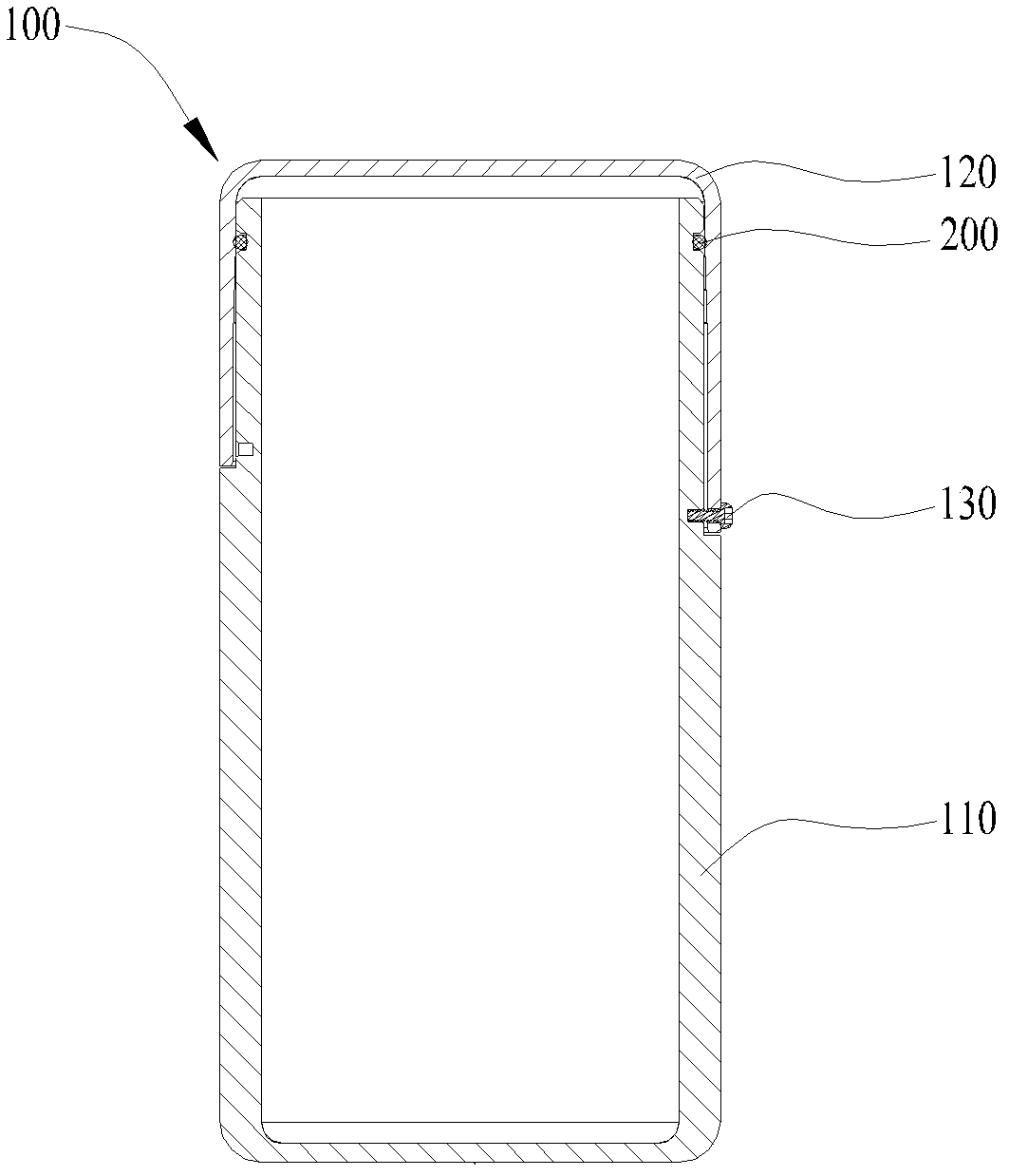 Sealing testing device