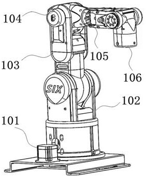 Closed-loop control six-axis mechanical arm and control method thereof