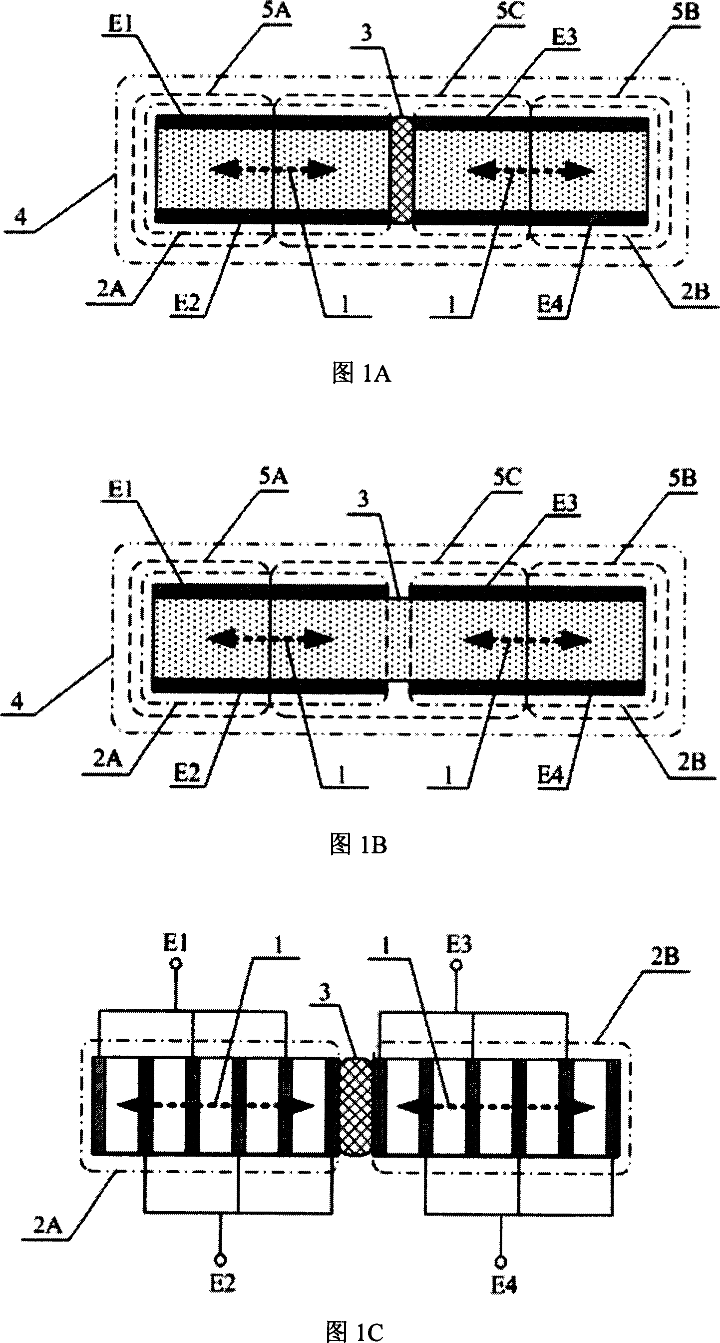 Dual voltage electrical body nano positioning and voltage electrical driver, its control method and controller