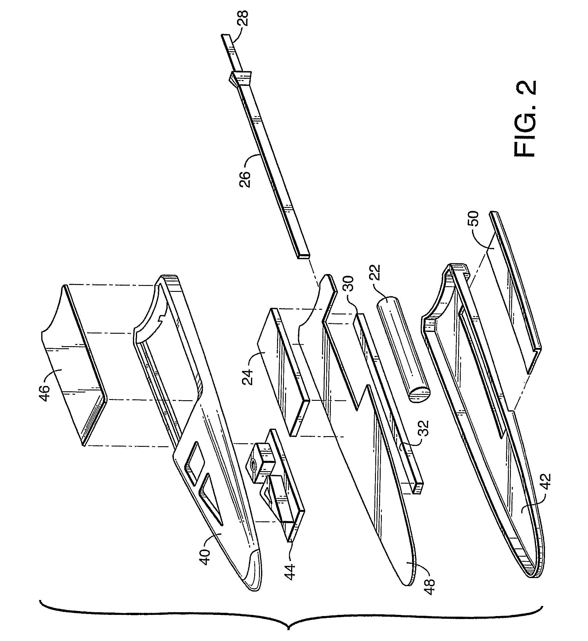 Handheld optical diagnostic device having image system array