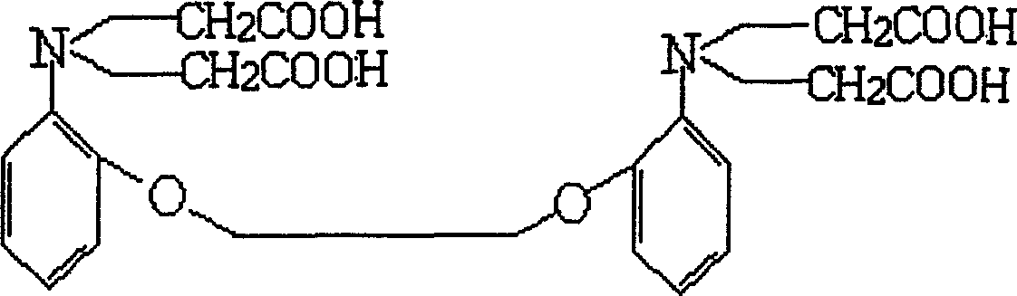 Application of BAPTA derivative in the preparing process of clinical medicine