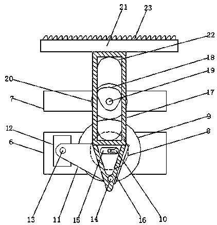 Household foot bottom massage device