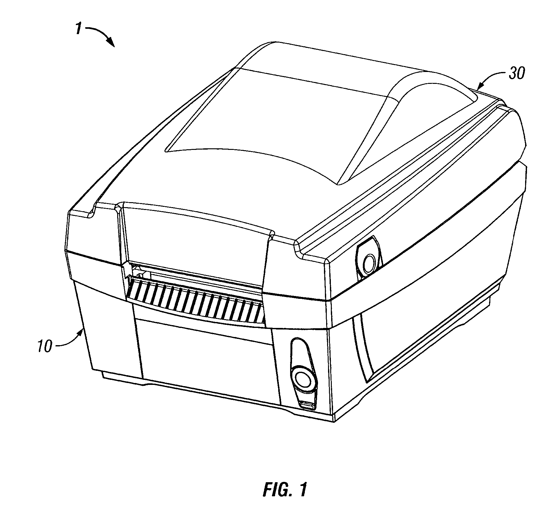 Direct thermal barcode printer