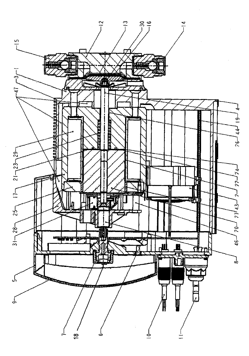 Magnetic driven metering pump