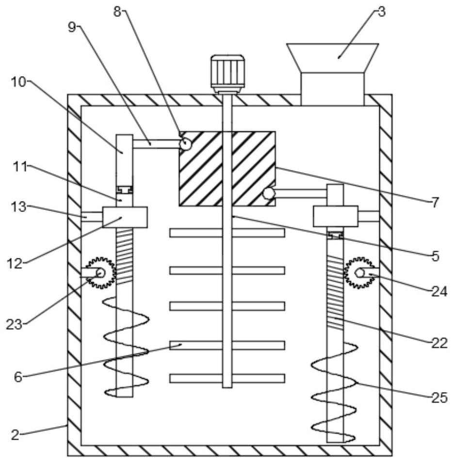 Efficient dust removal device for building construction protection