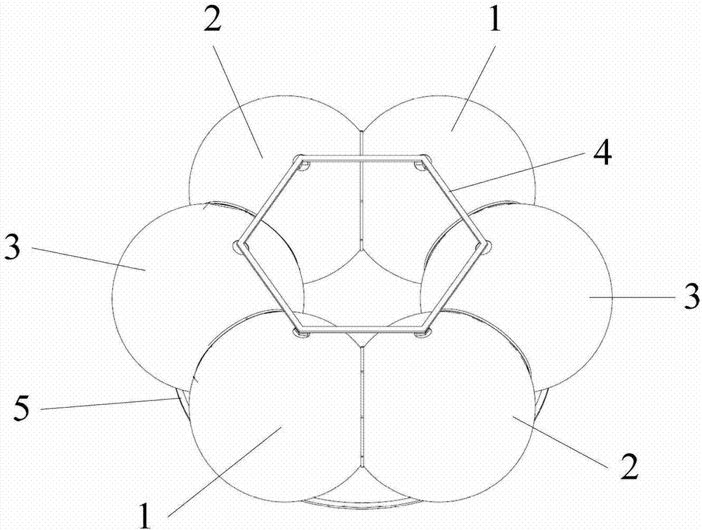 Force-bearing integrated structure with honeycomb-sandwich storage boxes