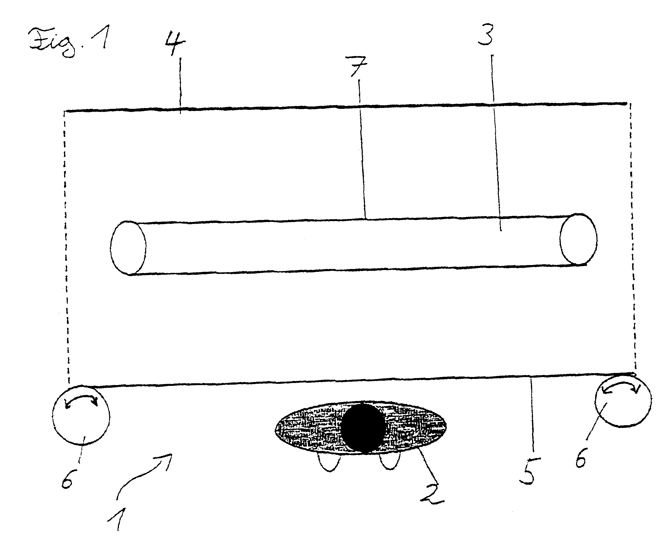 Fluorescent film with luminescent particles