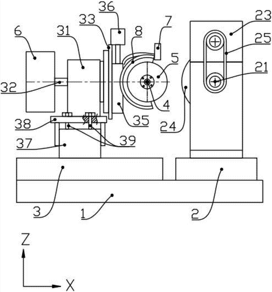 Five-axis linkage numerical control grinding knife machine tool