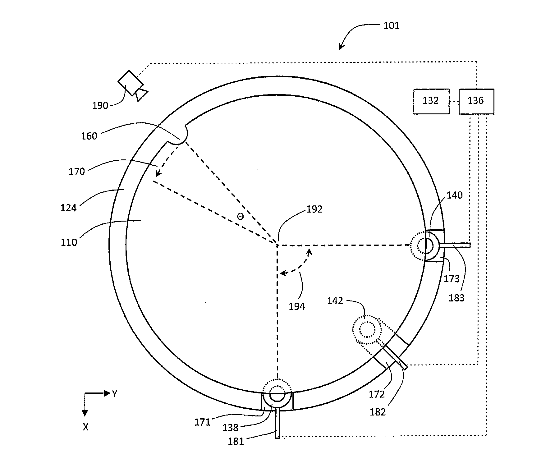 Wafer edge measurement and control