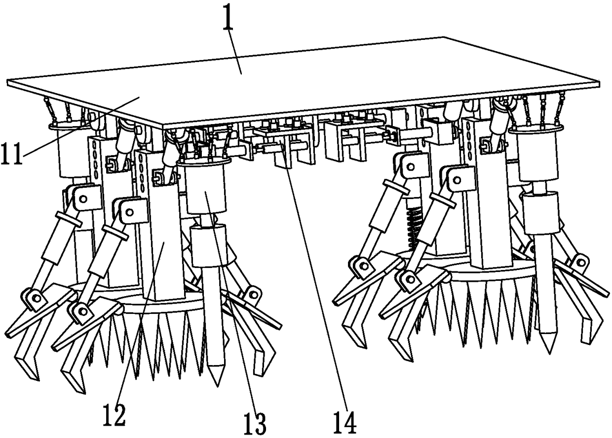 Construction machine for building communication signal tower