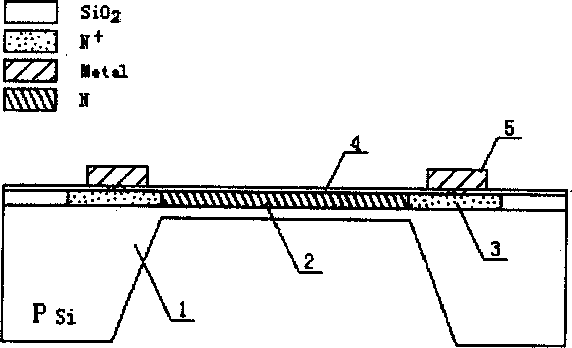 Anti-radiation electric field microsensor