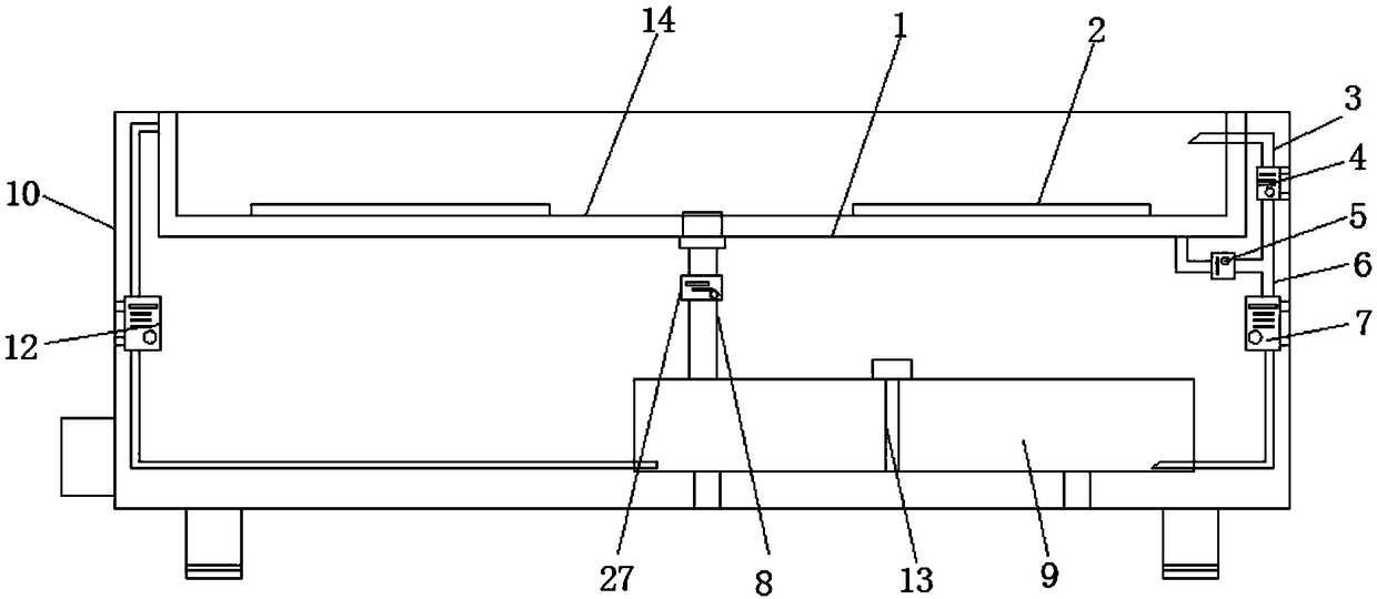 Device for frying and processing abyssopelagic fishes