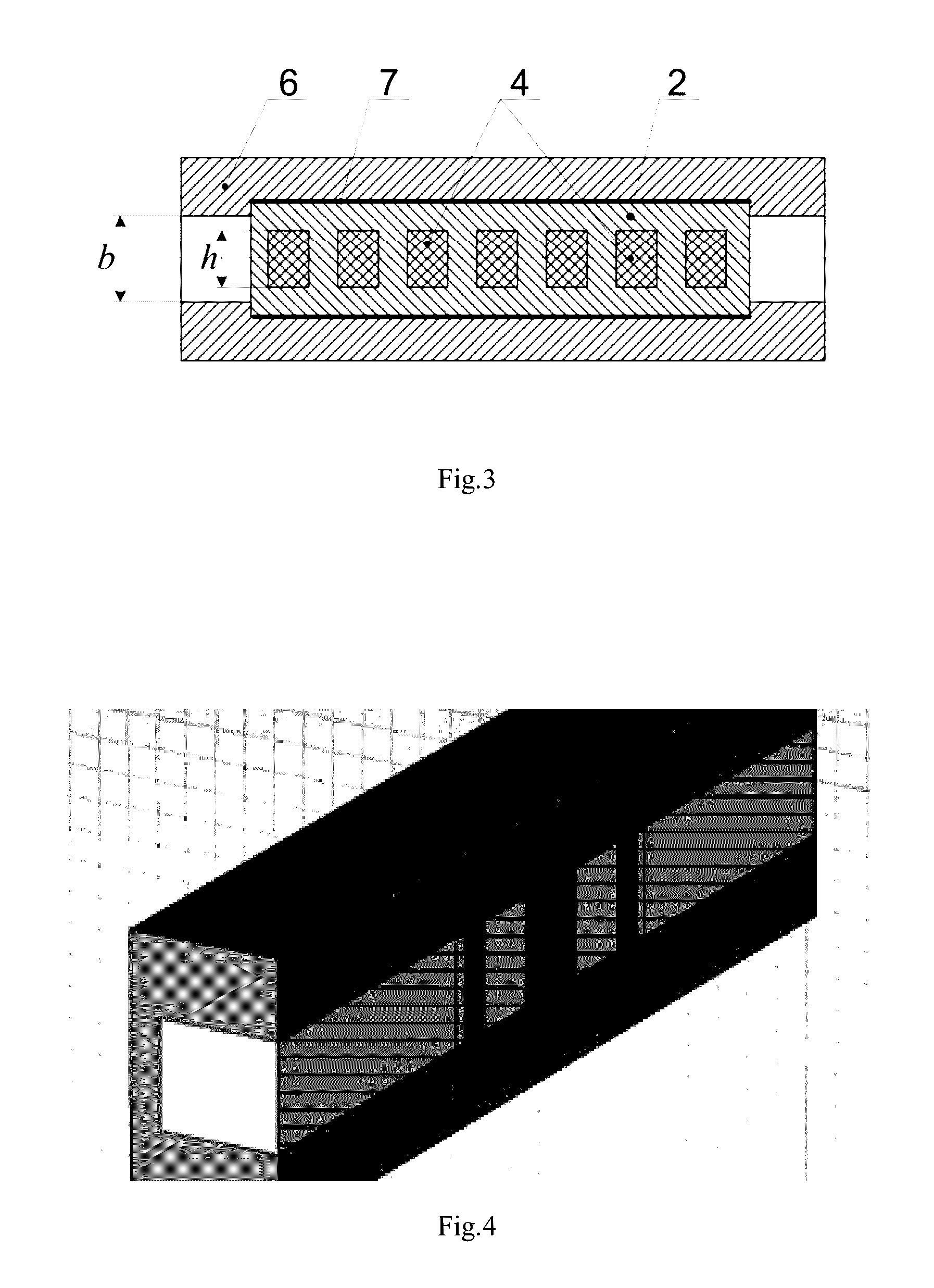 Rectangular band-pass filter having recesses of less than one-quarter wavelength depth formed therein for fitting a dielectric insert with a superconductive film within the recesses