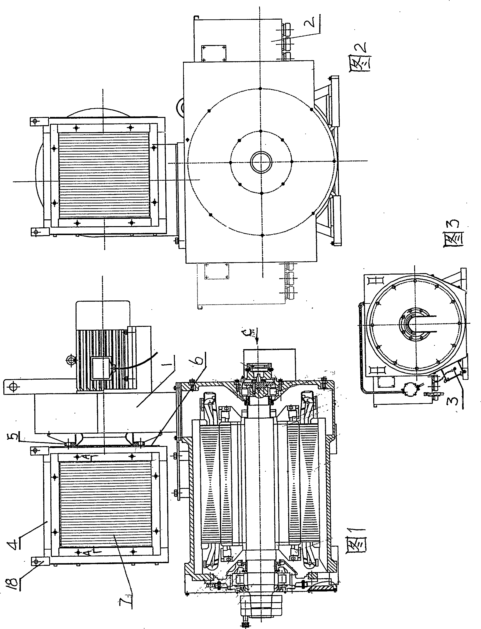 Asynchronous motor for oil field welldrilling