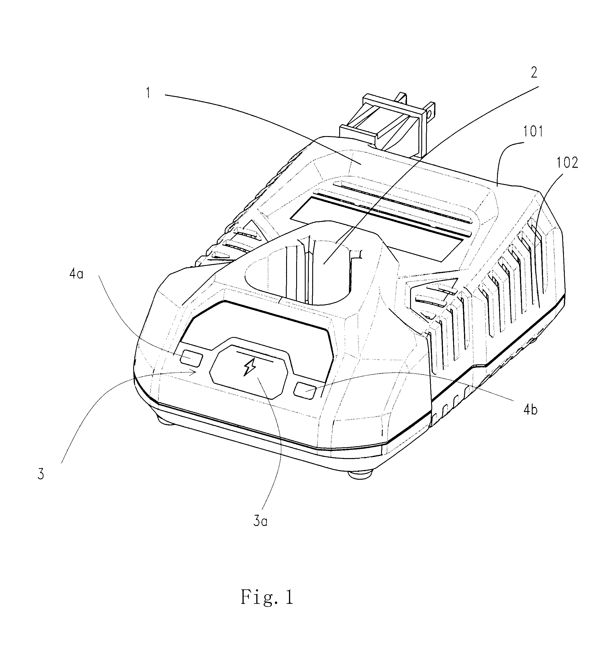 Battery charging system having multiple charging modes