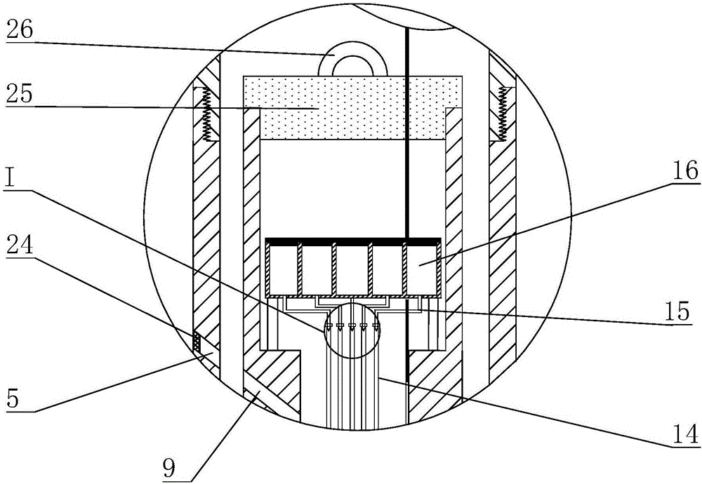 Sampling and detecting integrated device for soil environment detection