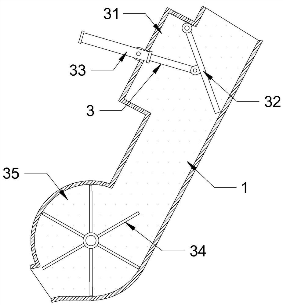 Urban garbage incineration power generation device and multidirectional feeding tank