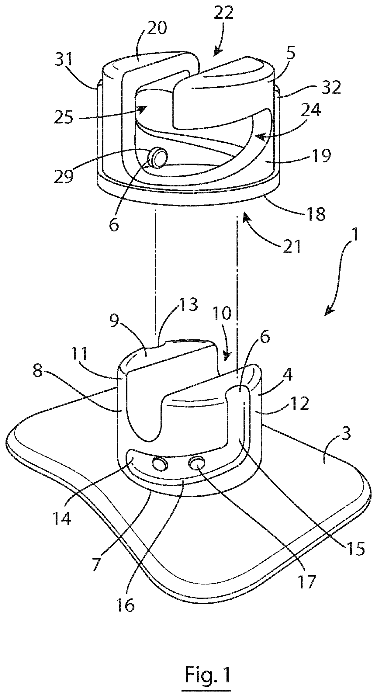 Securement device for pipes, cables or catheters