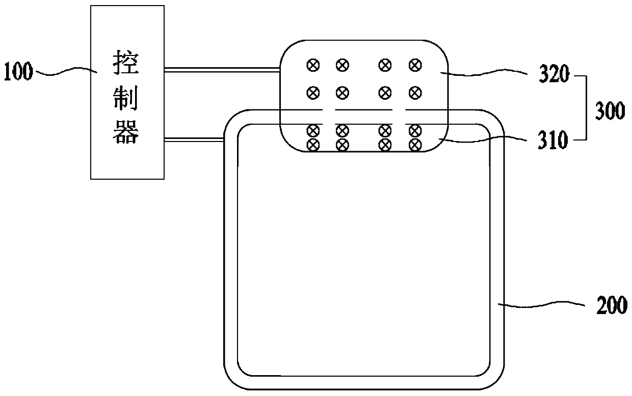 Deep sea transient electromagnetic method detection receiving device and control method thereof