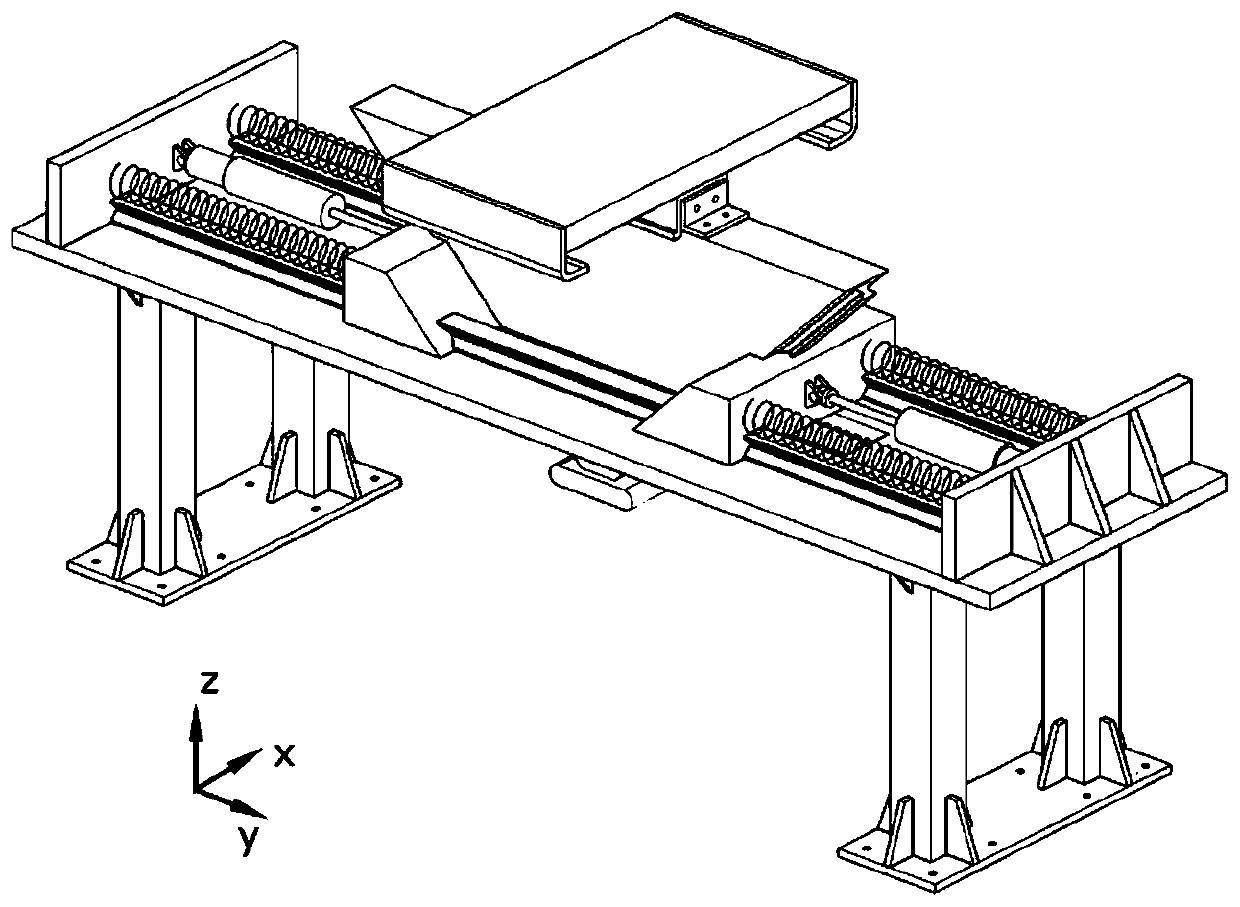 Three-dimensional shock insulation device and method based on horizontal motion shock insulation