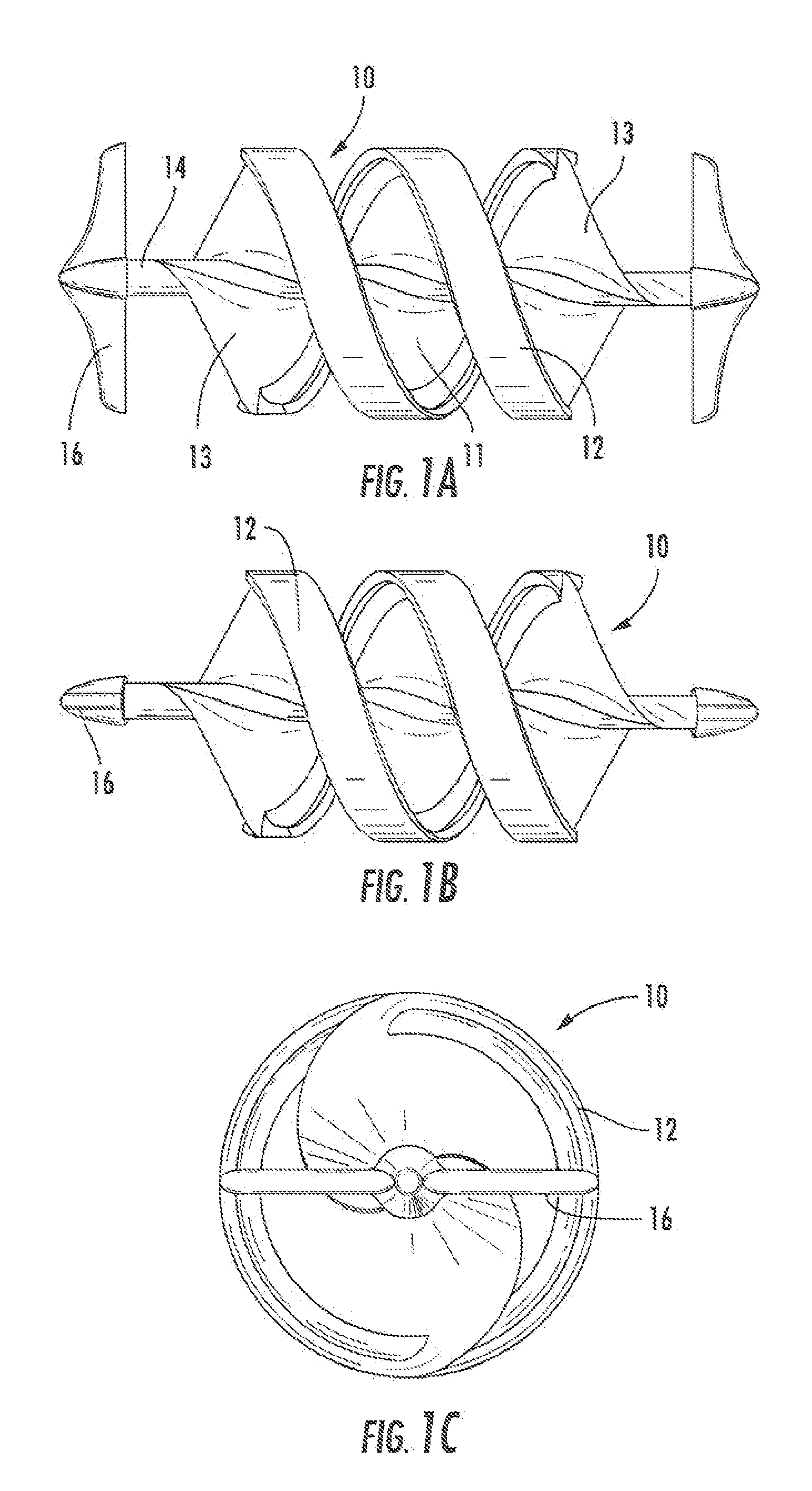 Tapered helical auger turbine to convert hydrokinetic energy into electrical energy