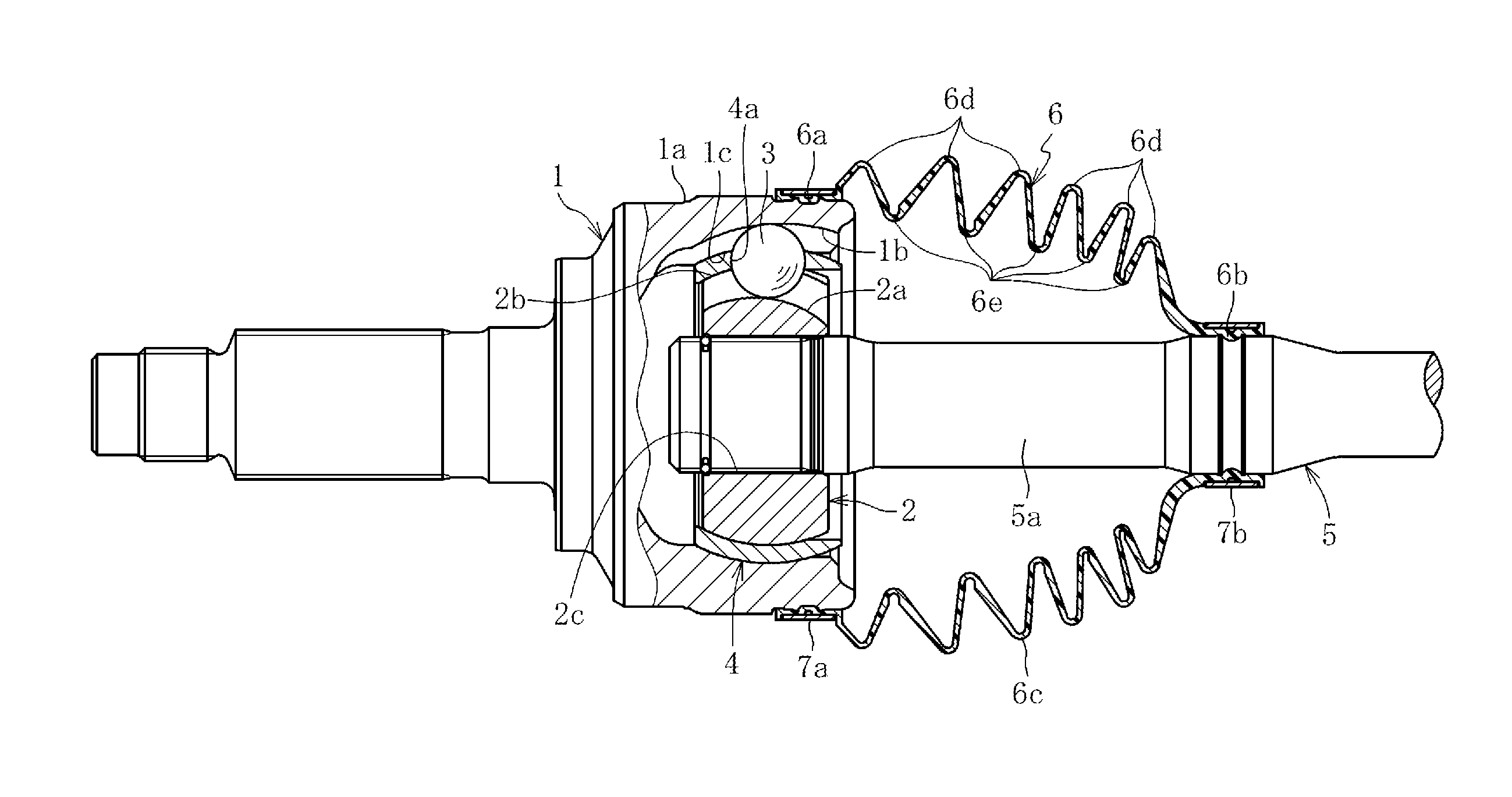 Constant velocity universal joint