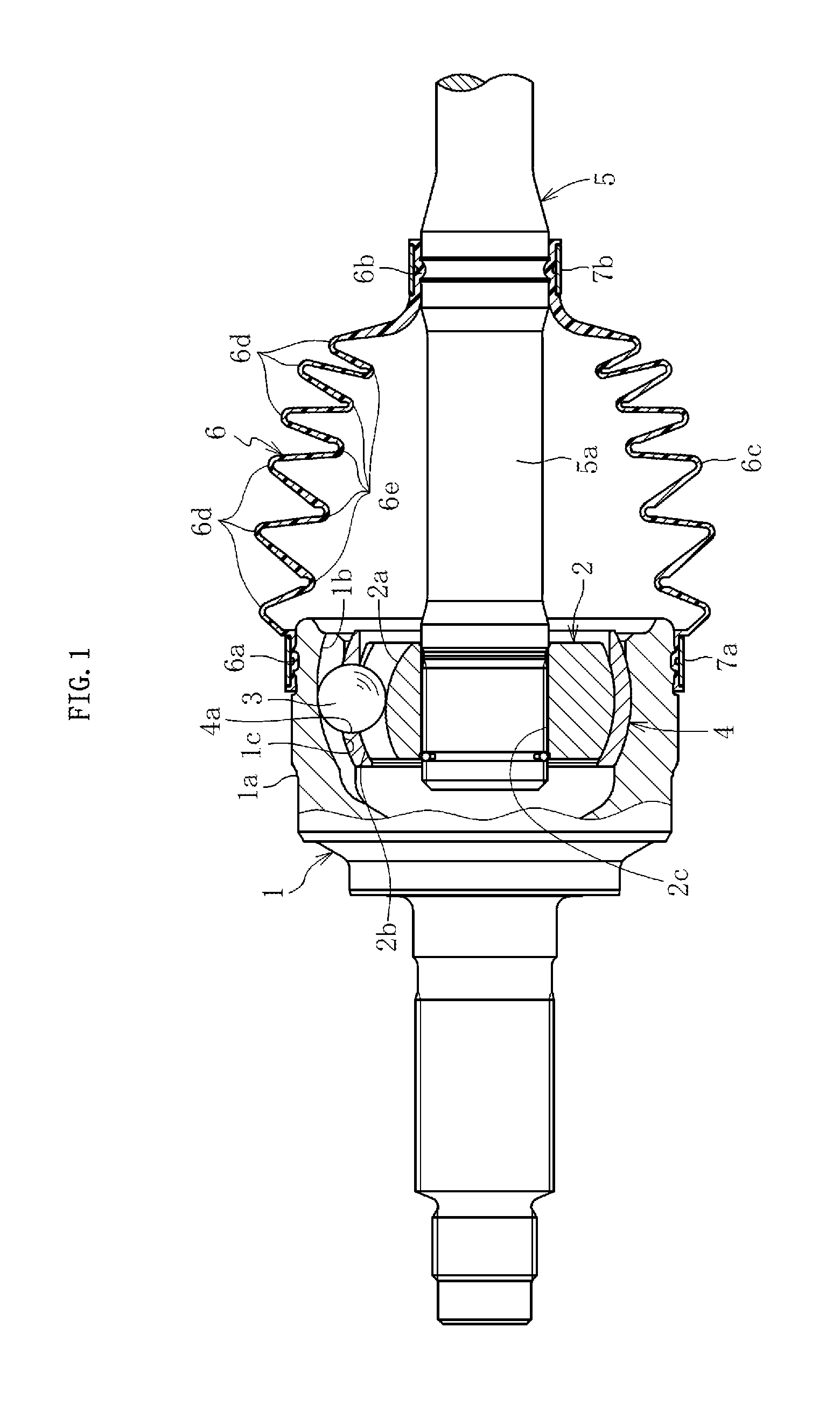 Constant velocity universal joint