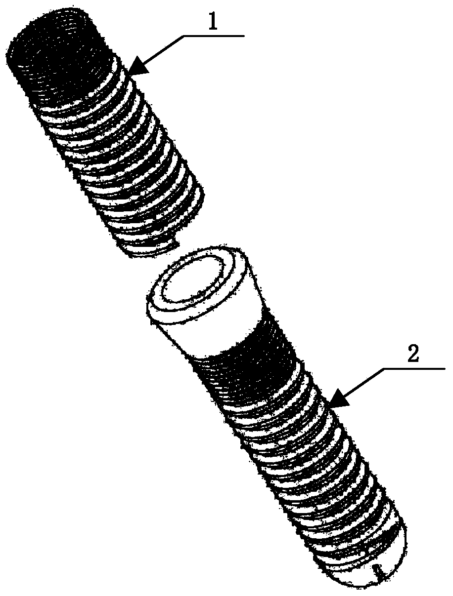 Oral implantation method for improving jaw bearing mode and screw implant