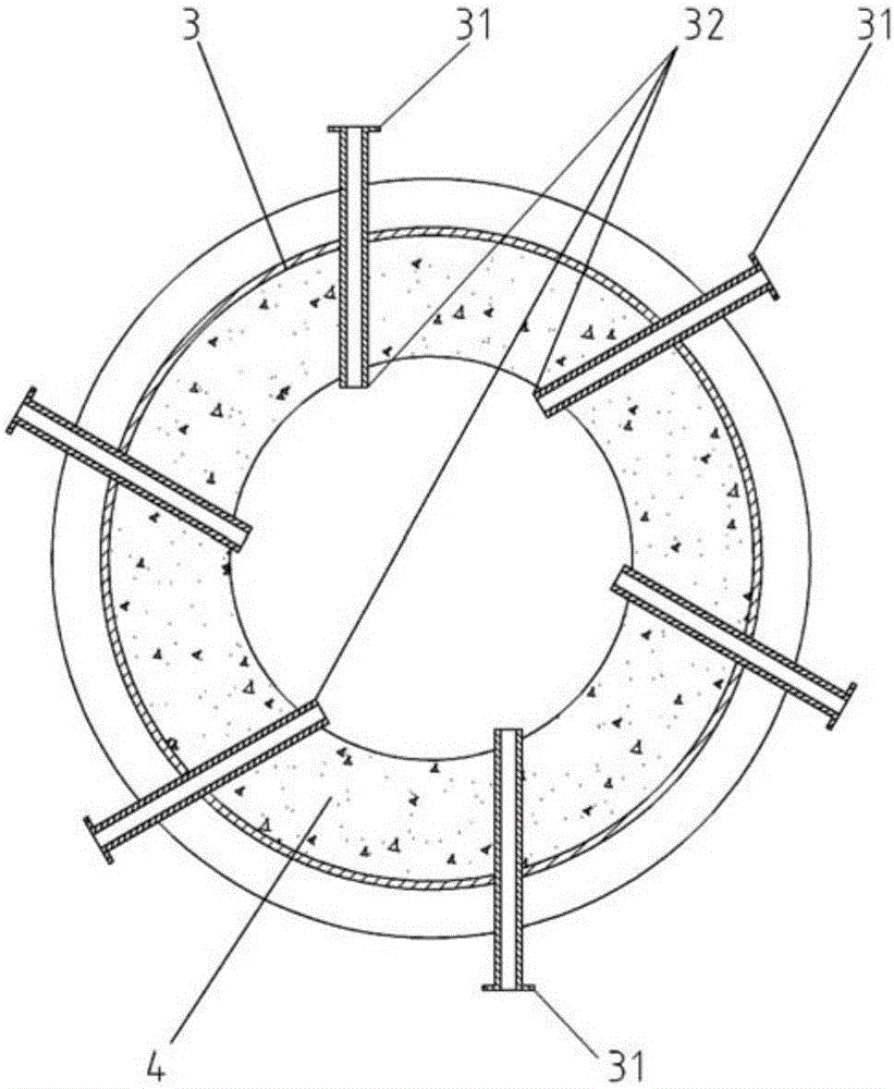 Gas burner and burning method achieving ultra-low nitrogen oxide emission