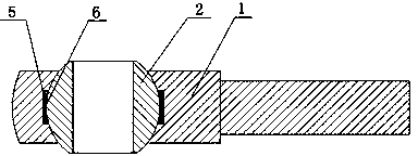 Rod end spherical plain bearing structure