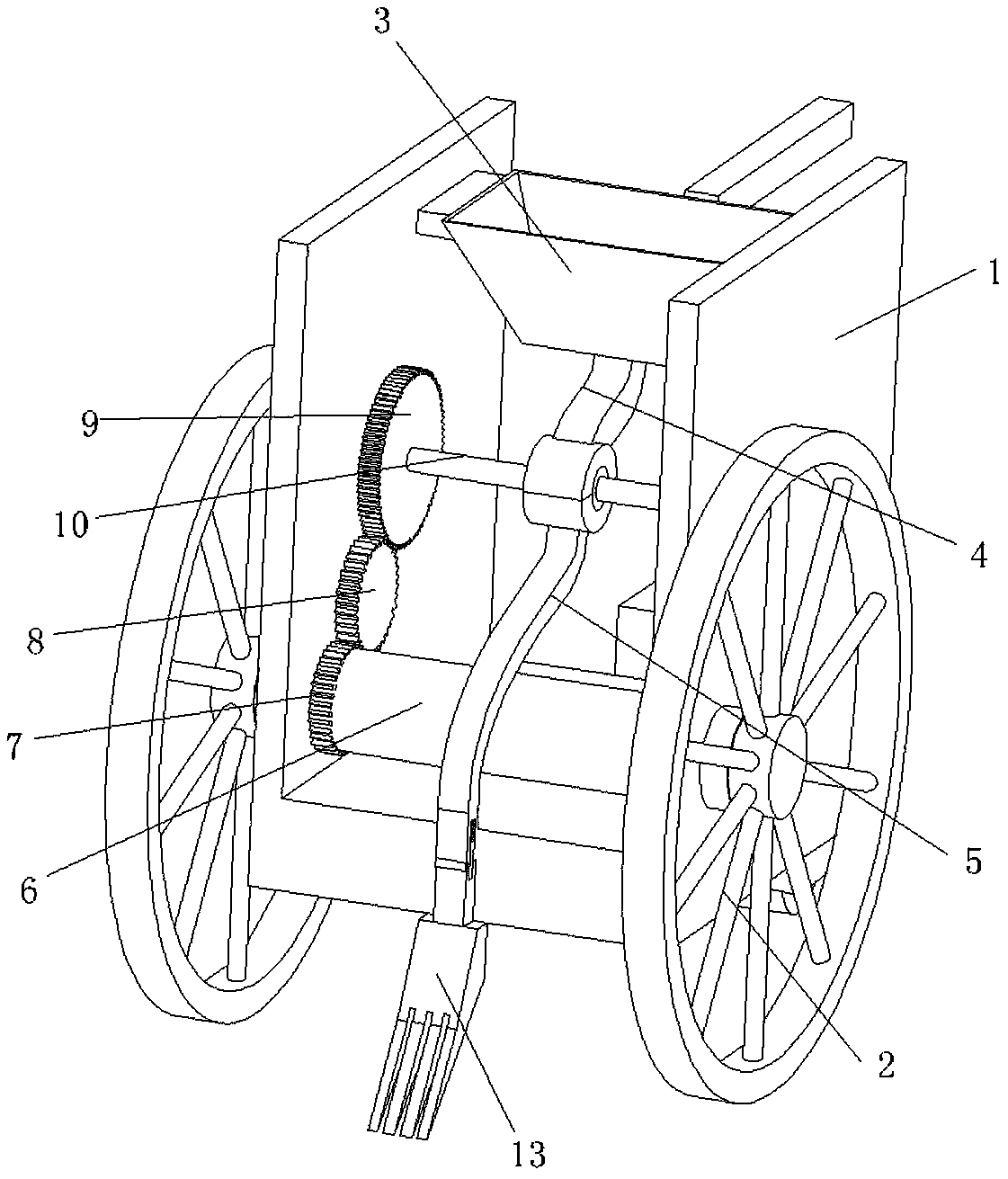 Soybean seeding machine