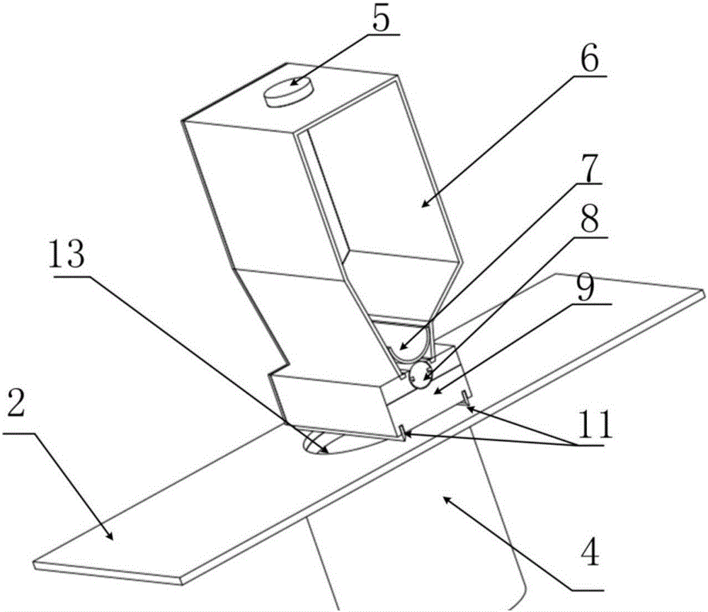 Internally-arranged automatic coating device and method based on 3D printing of precious metal