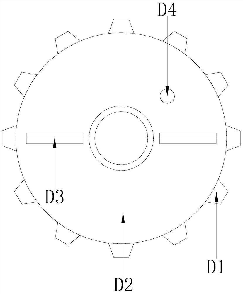 A light-duty chain plate assembly line discharge forming integrated equipment