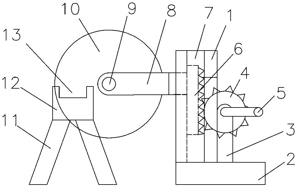 Novel cutting machine applicable to tunnel brick