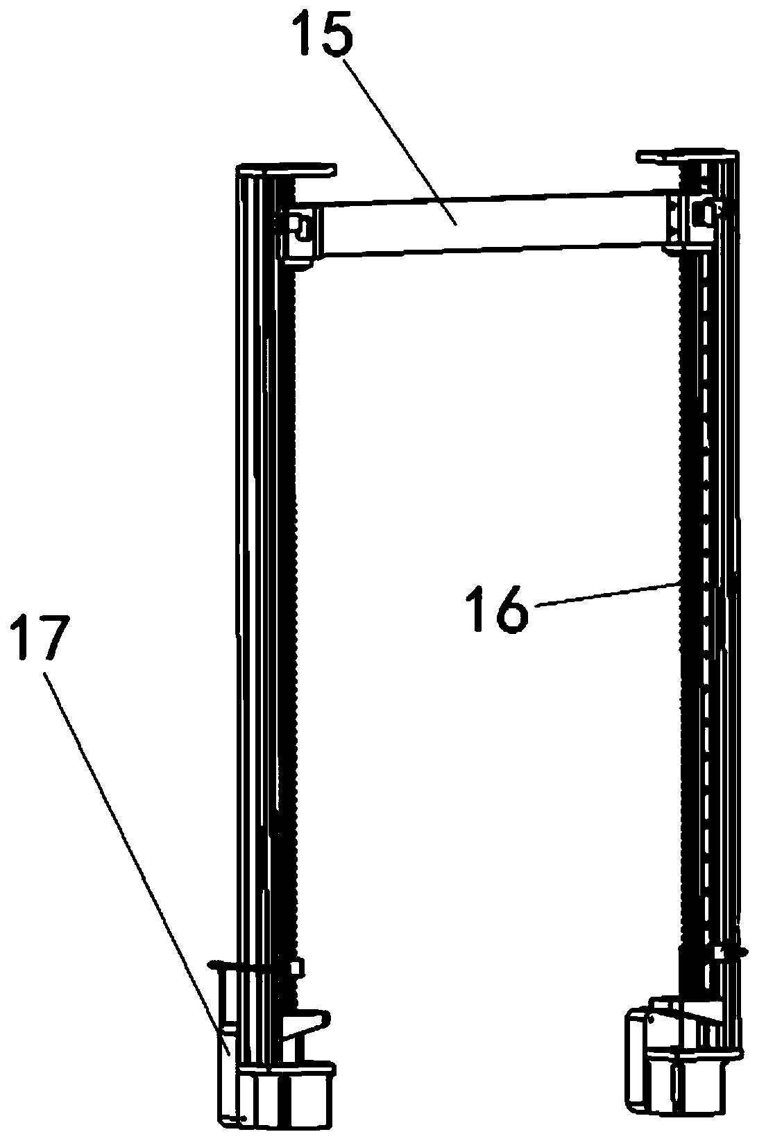 Anti-blocking push rod device, working method and vending machine