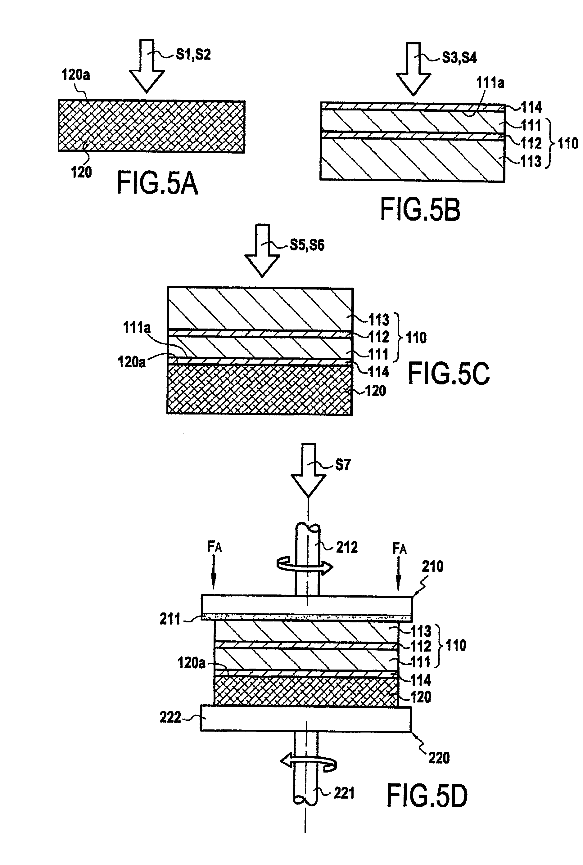 Method of producing a silicon-on-sapphire type heterostructure