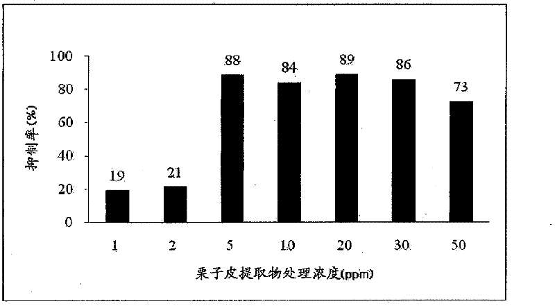 Cosmetic composition comprising chestnut shell extract