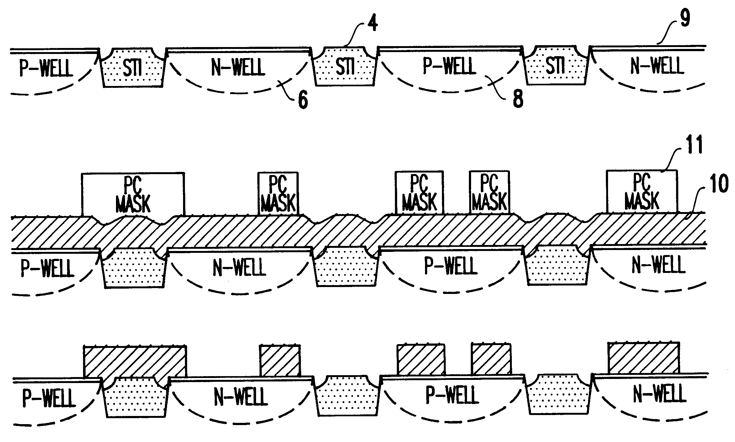 Method for eliminating transfer gate sacrificial oxide