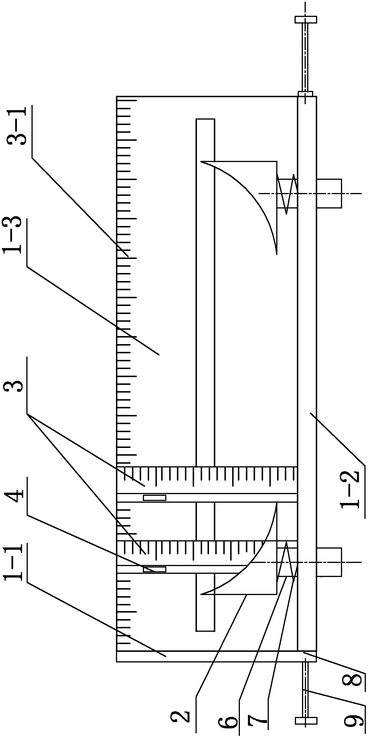 Measuring equipment for fish shape