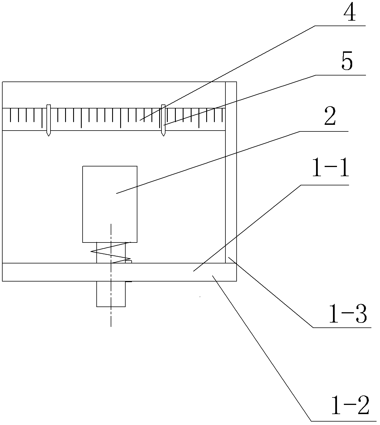 Measuring equipment for fish shape