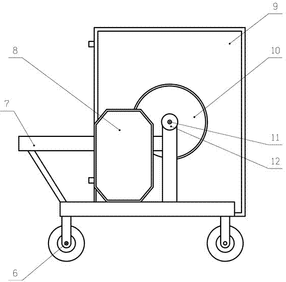 Automatic bottle rotating bottle