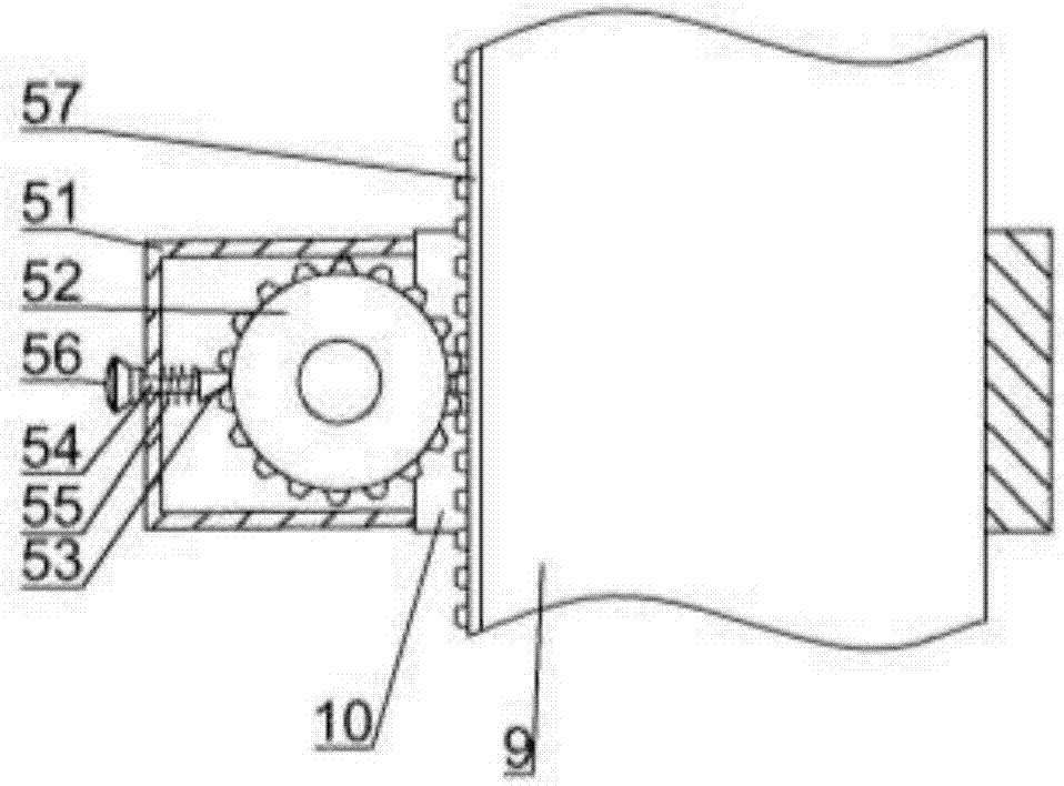 Numerical control drilling machine locating press device for large excavator clamping plate machining