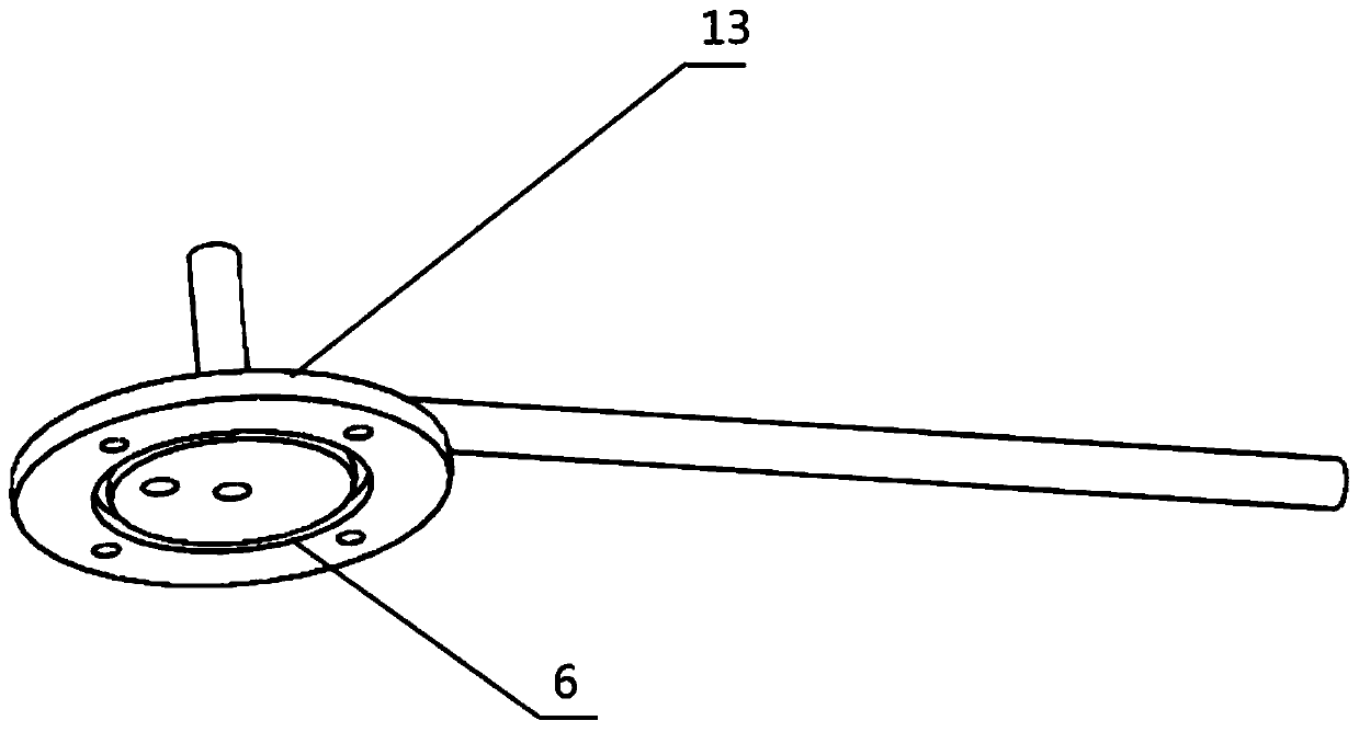 A nozzle air pressure adjustment device capable of improving sealing performance