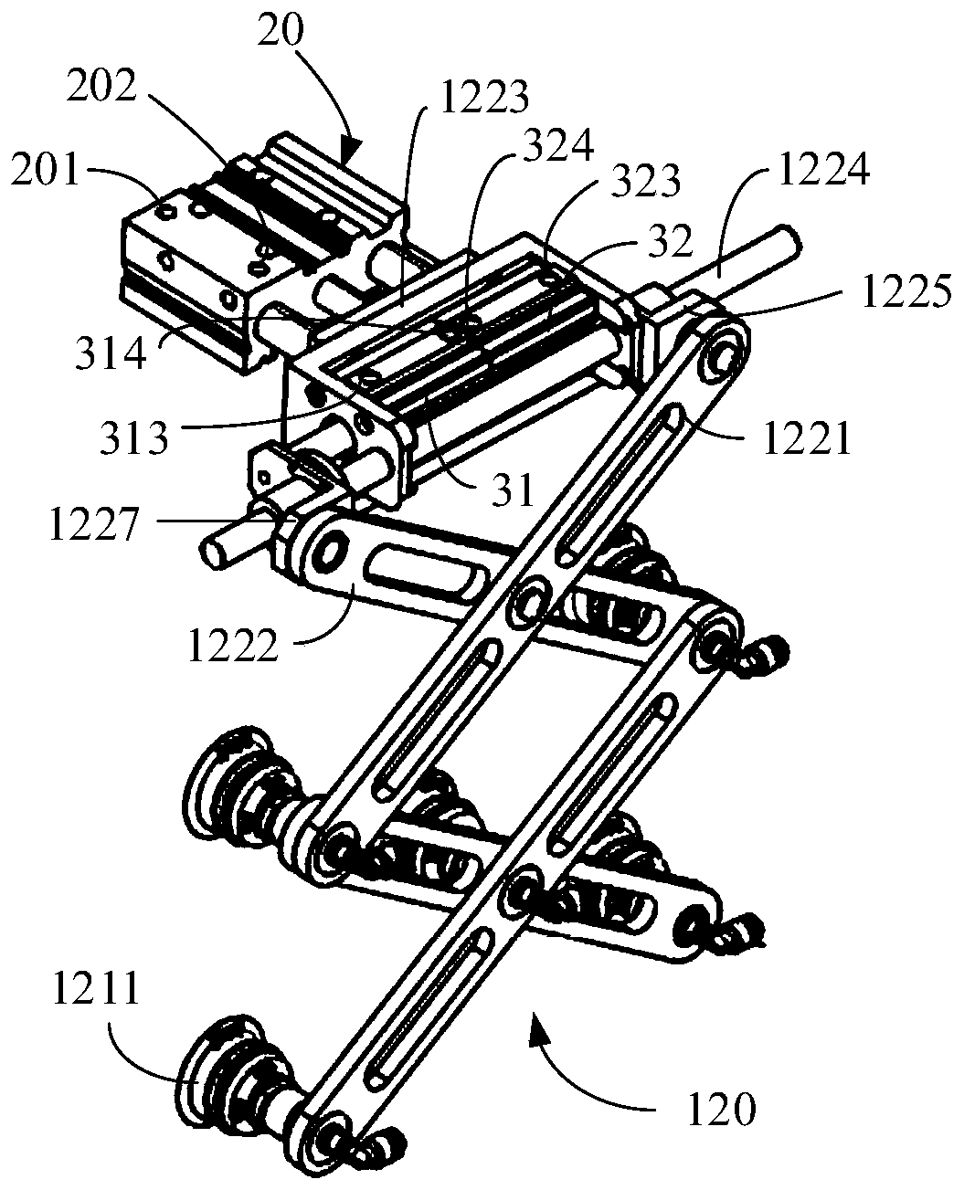 Air channel control system and method, robot, control equipment and readable storage medium