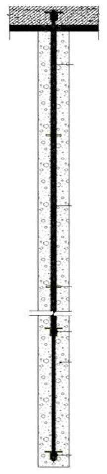 Prestressed and non-prestressed heat-shrinkable sleeve anti-corrosion anchor rod