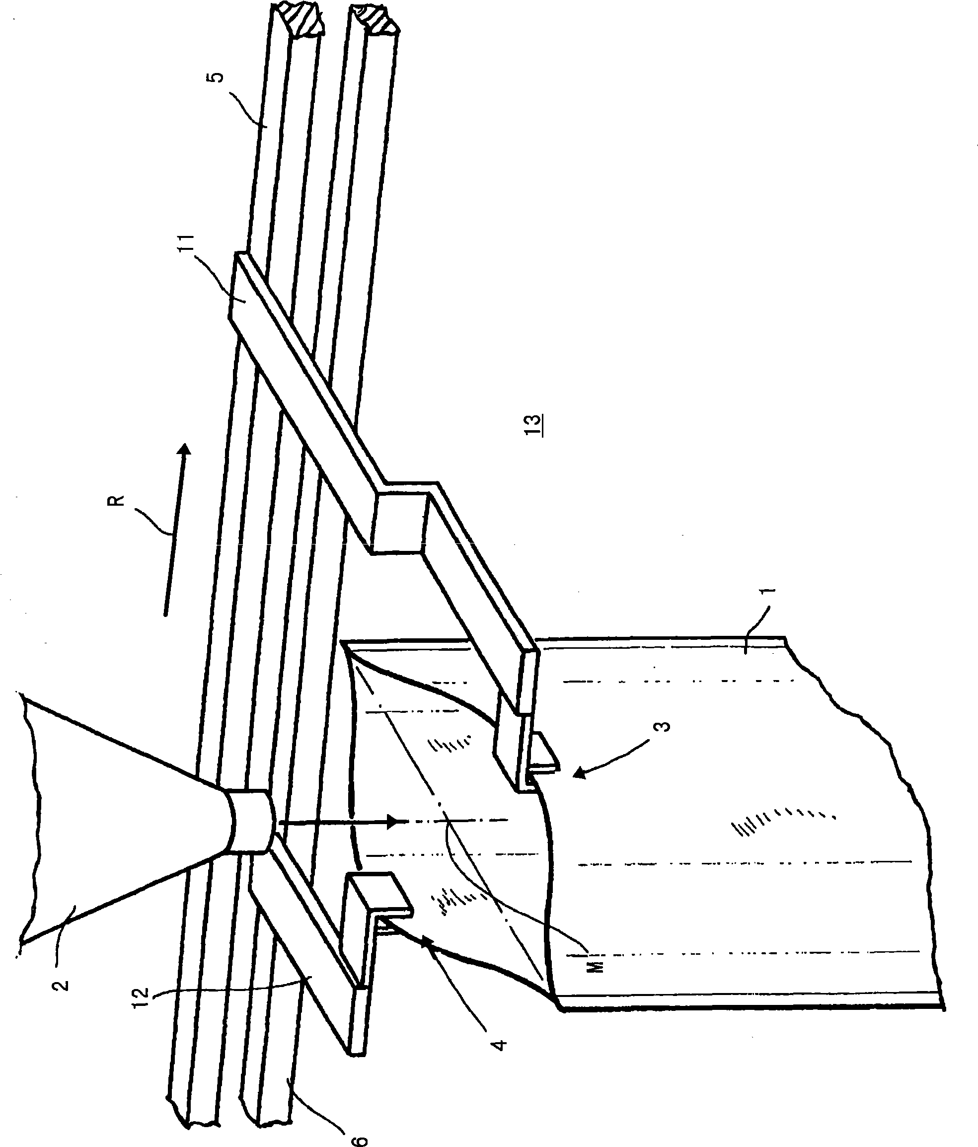 Device for treating flexible tubular structures having at least one opening